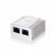 Tomada Equip rede 2-port UTP cat6