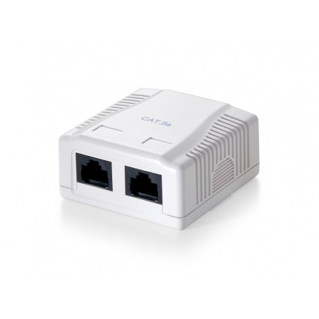Tomada Equip rede 2-port UTP cat6