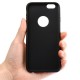 Capa Silicone Iphone Logotipo Preta
