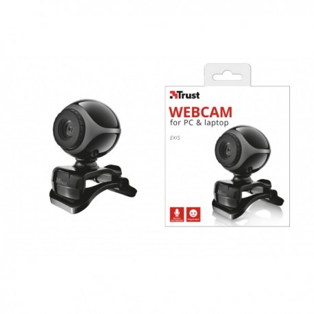 Trust Exis Webcam Black