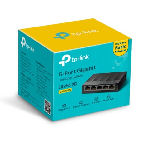 Switch TP-LINK 5 -Portas 10/100 Desktop