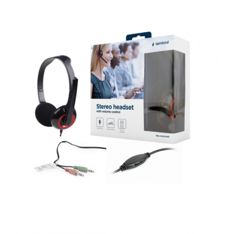 Auscultadores Gembird Stereo MHS-002 3.5mm